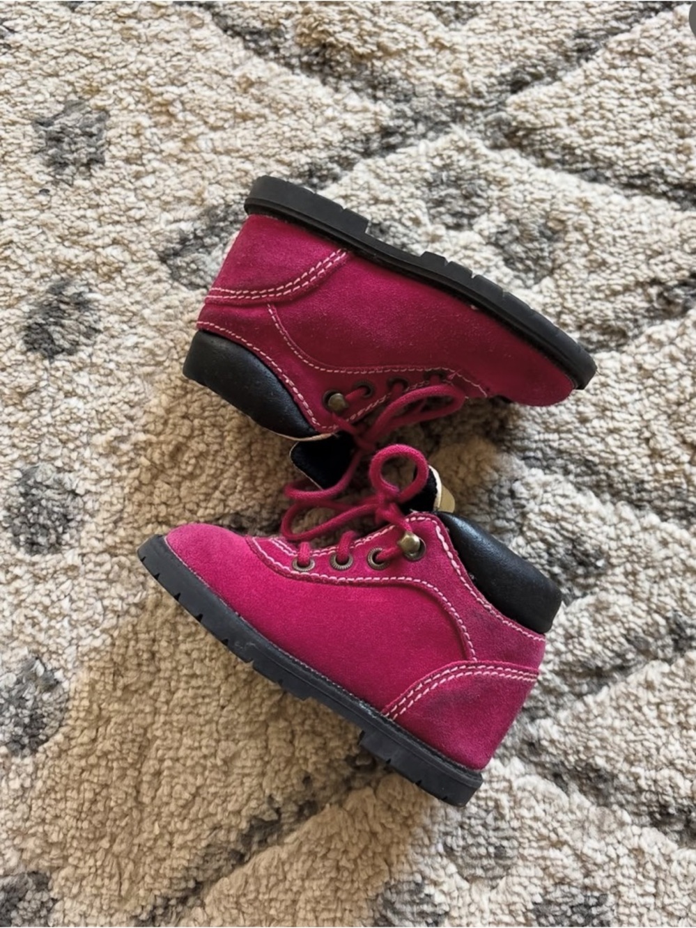 Vintage Gap magenta boots